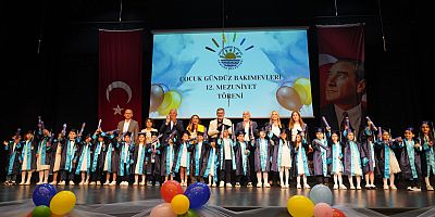 GÜNDÜZ BAKIMEVİ ÖĞRENCİLERİ MEZUN OLDU