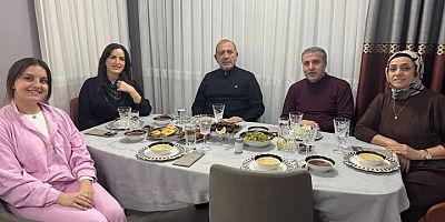Gürsel Tekin , Taner  Bozkaya’nın İftar Sofrasında Buluştu