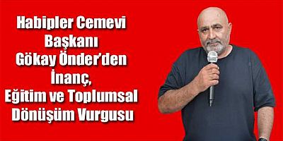 Habipler Cemevi Başkanı Gökay Önder’den İnanç, Eğitim ve Toplumsal Dönüşüm Vurgusu