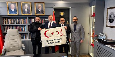 Hacı Mucir Çiçek’ten MHP İstanbul İl Başkanı Volkan Yılmaz’a Hayırlı Olsun Ziyareti