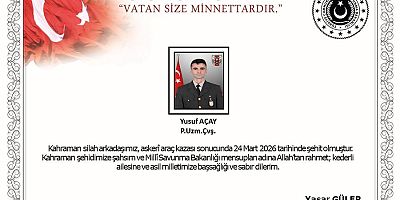  Hayrettin Özbakır’dan taziye mesajı