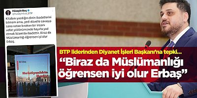 Hüseyin Baş 10 Kasım günü Cuma hutbesinde Atatürk’ü anmayan Diyanet İşleri Başkanı Ali Erbaş’a tepki gösterdi.