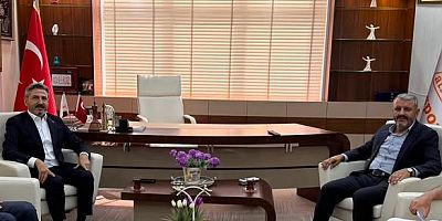 Hüseyin Sevinçtekin, Bakan Yardımcısı Ahmet Aydın'ı Şirket Merkezinde Ağırladı