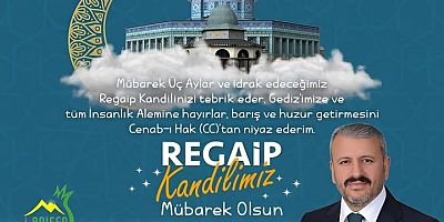 Hüseyin Sevinçtekin’den Regaib Kandili Mesajı