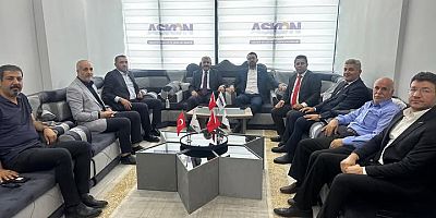 Hüseyin Sevinçtekin ve Adıyaman Dernekler Federasyonu'ndan ASKON Adıyaman Şube Başkanı Fatih Uslu'ya Ziyaret