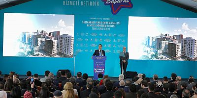 İBB Başkanı Ekrem İmamoğlu, Sultangazi ilçesi Yunus Emre Mahallesi sınırları içerisinde rezerv alan ilan edilen projenin temel atma törenine katıldı. 