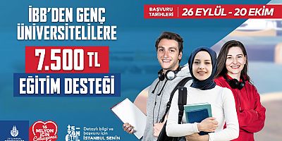 İBB’DEN GENÇLERE MÜJDE
