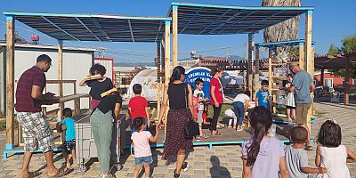 İBB İPA Desteği ile genç tasarımcılar Hatay Deprem Bölgesi İçin Sosyal Etkinlik alanı tasarladı ve uyguladı