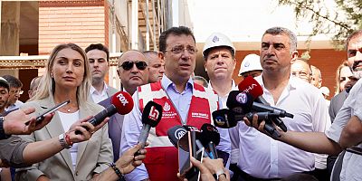 İBB’NİN ELAZIĞ’DAKİ OKUL İNŞAATINDA İNCELEMELERDE BULUNDU