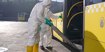 İETT ARAÇLARI HER GÜN TİTİZLİKLE TEMİZLENİYOR, YENİ GÖREVİNE HAZIRLANIYOR