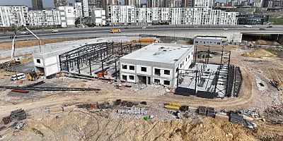 İETT’NİN 421 OTOBÜS KAPASİTELİ 2 YENİ GARAJI’NIN İNŞASI HIZLA SÜRÜYOR