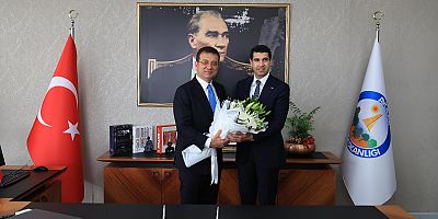 İMAMOĞLU’NDAN AVCILAR BELEDİYE BAŞKANI ÇAYKARA’YA TEBRİK ZİYARETİ