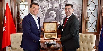 İMAMOĞLU’NDAN ÇEKMEKÖY BELEDİYE BAŞKANI ÇERKEZ’E TEBRİK ZİYARETİ