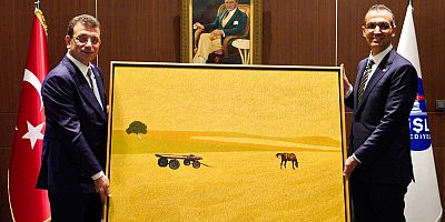 İMAMOĞLU’NDAN ŞAHAN’A TEBRİK ZİYARETİ