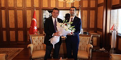 İMAMOĞLU’NDAN TUZLA BELEDİYE BAŞKANI BİNGÖL’E TEBRİK ZİYARETİ