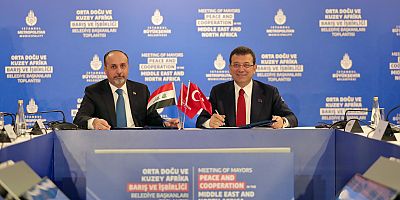 İMAMOĞLU’NUN ÇAĞRISIYLA TOPLANAN ORTA DOĞU VE KUZEY AFRİKALI BAŞKANLARDAN ORTAK METİN