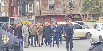 İMAMOĞLU SALDIRININ DÜZENLENDİĞİ KİLİSEYE GİTTİ: 