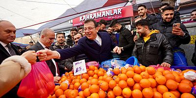 İMAMOĞLU VE EPÖZDEMİR, SULTANGAZİ’DE PAZAR ZİYARETİ YAPTI