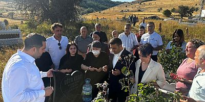 İnan Güney’den Uğur Kurt’un Mezarı Başında Duygusal Anma