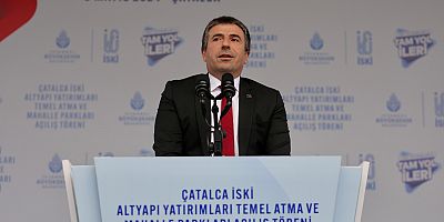 İSKİ, ÇATALCA’DAKİ SU BASKINLARINI SONA ERDİRECEK PROJENİN TEMELİNİ ATTI