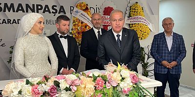 İsmail Ergüneş ve Süleyman Soylu, Zeyneb ve Lütfü Çiftinin Nikâhına Şahitlik Etti