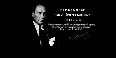 İsmet Abacı, 10 Kasım Atatürk'ü Anma Günü Mesajı