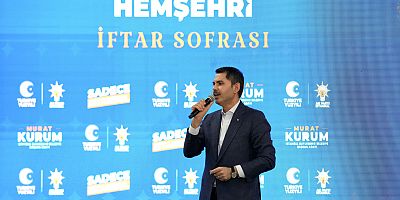 İstanbul Büyükşehir Belediye Başkan Adayı Murat Kurum, Rizeliler ile iftar programında bir araya geldi.