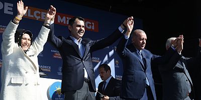  İstanbul Büyükşehir Belediye Başkan Adayı Murat Kurum, Sancaktepe mitinginde vatandaşlara hitap etti.
