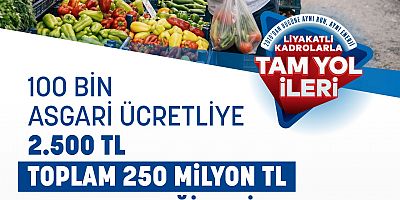 İSTANBUL’DA SOSYAL YARDIMLAR GENİŞLİYOR ASGARİ ÜCRETLİ 100 BİN HANEYE 2.500 TL DESTEK