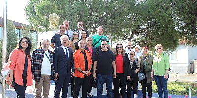 İstanbul Gazete ve Haberciler Federasyonu Başkanı Ali Rıza Yıldız ve Üyeleri Susurluk Demirkapı Köyü’nü Ziyaret Etti