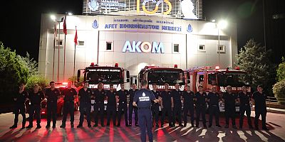 İSTANBUL İTFAİYESİ ÇANAKKALE VE İZMİR YANGINLARINA MÜDAHALEYE DESTEK VERDİ 