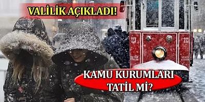 İstanbul Valiliği'nden açıklama geldi: Okullar tatil