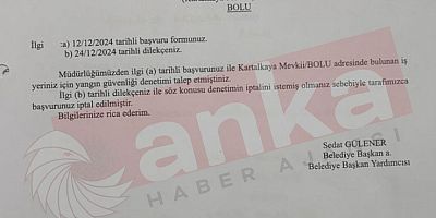 İşte Bolu İtfaiyesi'nin denetim belgeleri... Bir ay önce otel yetersiz bulundu, ardından denetim talebi geri çekildi
