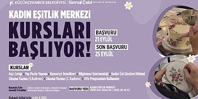 KADIN EŞİTLİK MERKEZİ YENİ DÖNEM KURS KAYITLARI BAŞLADI