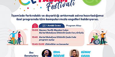 Kartal Belediyesi’nden ‘Engelsiz Yaşam Festivali’