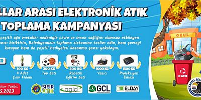 Kartal Belediyesi’nden Okullar Arası Elektronik Atık Toplama Kampanyası