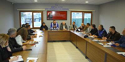 Kartal’da Afet Koordinasyon Toplantısı Yapıldı