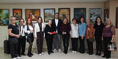 Kartal’da “Atölye No 10 Karma Yağlı Boya Resim Sergisi” Açıldı