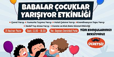 Kartal’da “Baba Çocuk Şenliği” İle Babalar Günü Coşkusu Yaşanacak