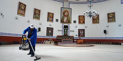 Kartal’da Bayram Öncesi İbadethanelerde Temizlik Çalışması Başlatıldı
