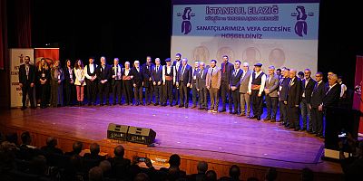 Kartal’da Elazığlı Sanatçılara Vefa Gecesi