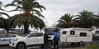 Kartal’da, Kamusal Alanları İşgal Eden Karavanlara Müdahale Ediliyor