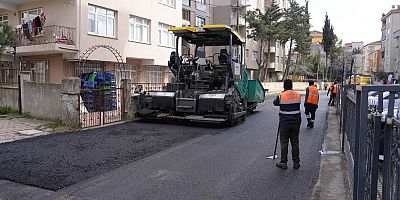 Kartal’da Mahalle Bazlı Asfalt Serim Çalışmaları Devam Ediyor