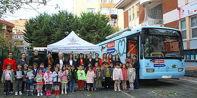Kartallı Minikler ‘Kütüphane Okuluma Geldi’ Projesiyle Kitapların Büyülü Dünyasına Adım Attı