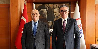 Kaymakam Çiftçi’den Başkan Mutlu’ya ziyaret