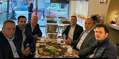 Kaymakam Mahmut Kaşıkçı, yeni açılan Chef Bilal Gurme Çiğköfteye hayırlı olsun ziyareti