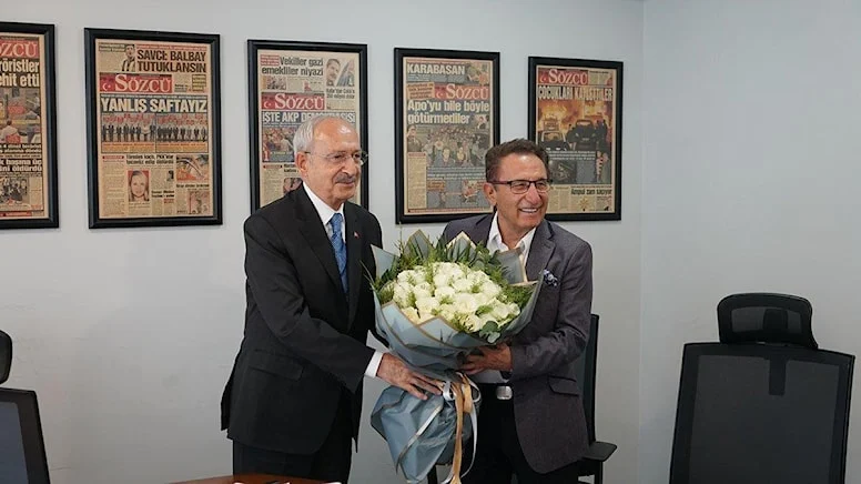 Kemal Kılıçdaroğlu Sözcü Gazetesi'ni ziyaret etti