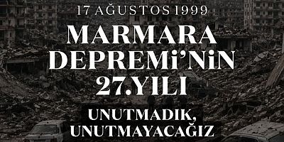 Koray Göbel’den 17 Ağustos Depremi Mesajı: Hayatını Kaybedenler Rahmetle Anıldı