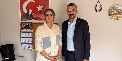 Koray Göbel'den Merzifon Bahçelievler Mahallesi Muhtarı Seniha Karaca'ya Ziyaret