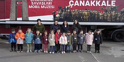 Kreş Öğrencilerinden Çanakkale Savaşları Mobil Müzesine Ziyaret
